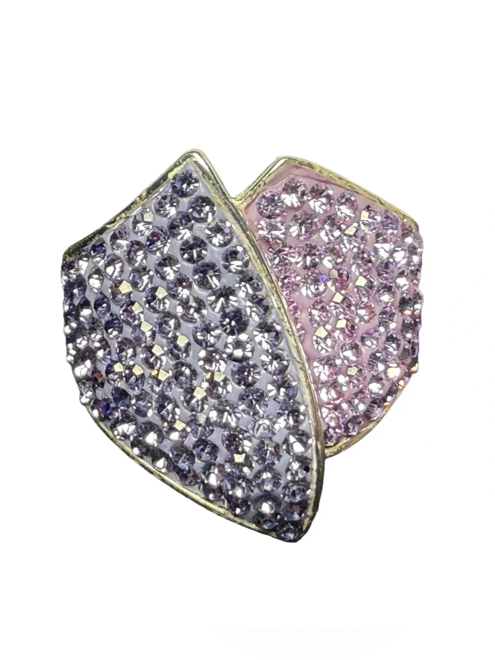 Crystal Pavé Ring  - Pink & Lavender-7.2’